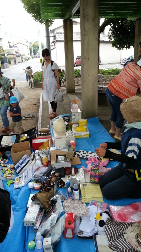 保育園の夏祭りバザー